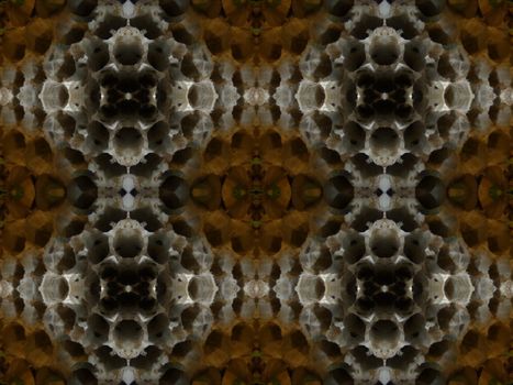 Seamless background pattern. Wasp nest. Nature and Geometry