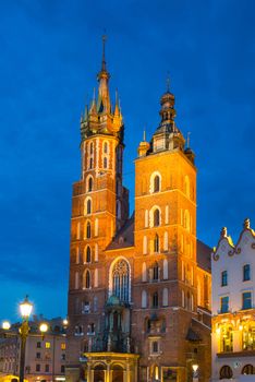 Saint Mary's church in Krakow, Poland