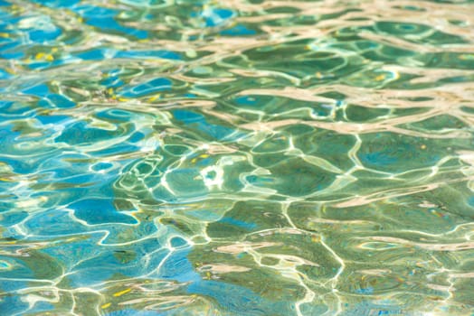 Clear water background, blue natural texture.