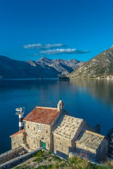 Church of Our Lady of Angels. Bay of Kotor Montenegro