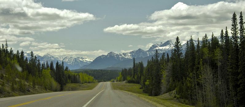 The lakes,  streams ,rivers, waterfalls and peaks of the Canadian Rocky mountains in Alberta.