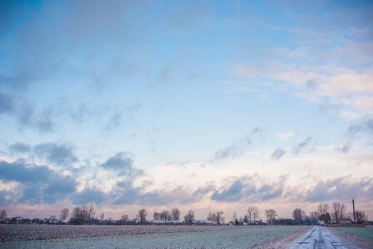 blue sky, natural clouds, nature series