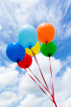 Colorful party balloon