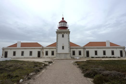 Cabo sardao vuurtoren, alentejo, portugal at the westcoast