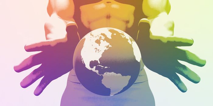 Global Business and Market Leader Company as Concept