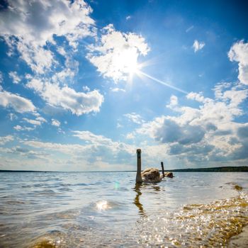 blue sky, natural clouds, nature series