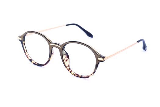 Image of eyeglasses on a white background