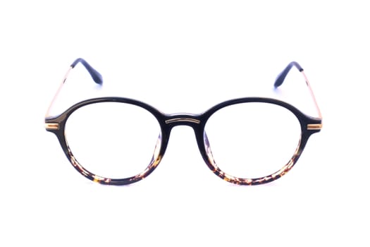 Image of eyeglasses on a white background
