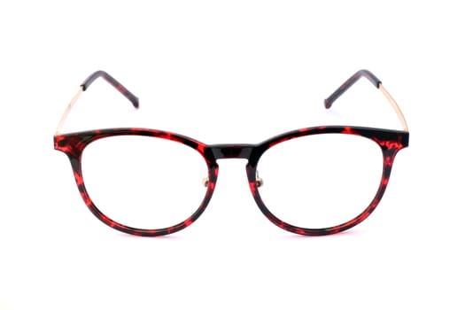 Image of eyeglasses on a white background