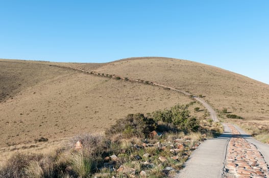 View from the mountain pass on the Kranskop Loop in the Mountain Zebra National Park near Cradock in South Africa
