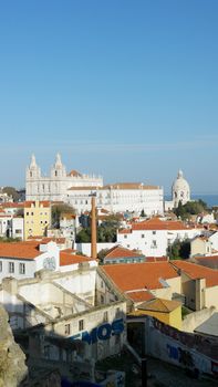 View over Alfama neighbourhood, Lisbon, Portugal