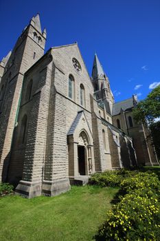 Saint Nicholas Church, Orebro, Sweden at summer day