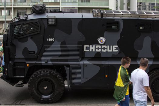 Sao Paulo Brazil March 13, 2016: One unidentified boy and an uni