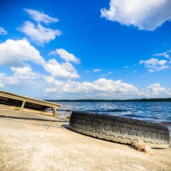 blue sky, natural clouds, nature series