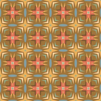 Encaustic tiles seamless pattern. Vector EPS 10