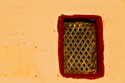 in   greece   europe     old   architecture and venetian blind wall