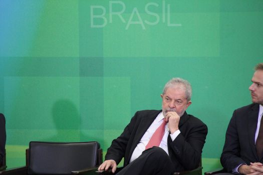 BRAZIL, Brasilia: Former President Luiz Inácio Lula da Silva joined the cabinet on March 17, 2016 in Brasilia.The decision resulted in protests throughout the country, with some thinking that the appointment of the former president was an attempt to save him from charges in a corruption scandal.