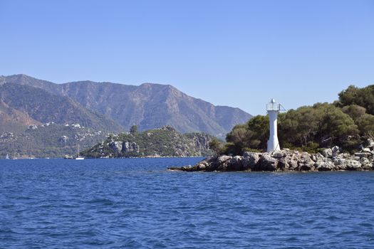 Bay of Marmaris, view from the sea