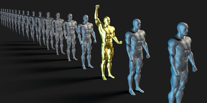 Special Employee and Individual Standing Out From the Crowd