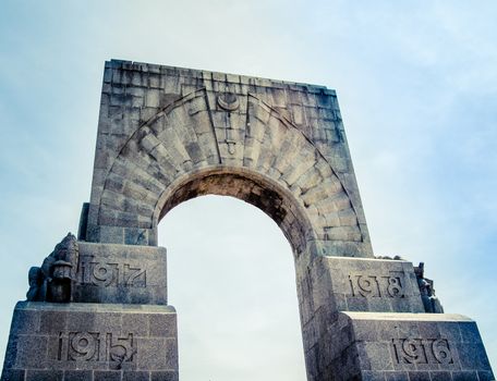 Detail Of The First World War Memorial In Marseille, South France