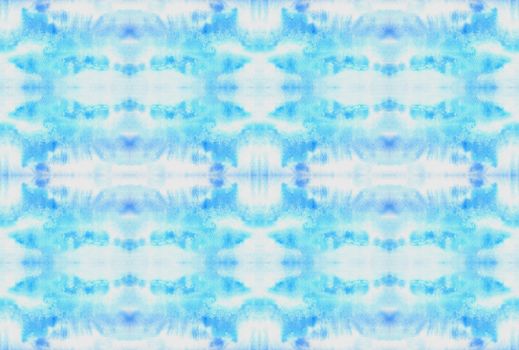 Seamless symmetric pattern background. It is based on a watercolor sky picture