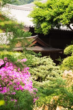 Chi lin temple in nan lian garden in hong kong