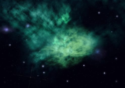 Small part of an infinite star field of space in the Universe. "Elements of this image furnished by NASA".