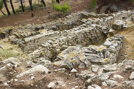 Phaistos or Festos, ancient city on the island of Crete
