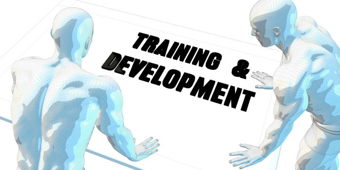Training and Development Discussion and Business Meeting Concept Art