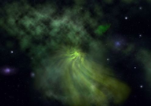 Small part of an infinite star field of space in the Universe. "Elements of this image furnished by NASA".