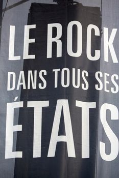 Editorial documentary  France Evreux June 24 2015. Festival Rock dans tous ses etats. Concert festival music pop rock outside group party light  France