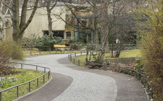 Path in Berlin zoo.