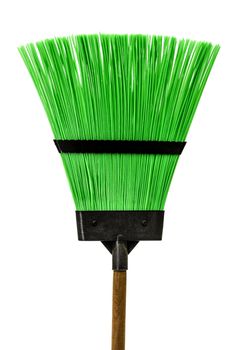 Broom, isolated on white background