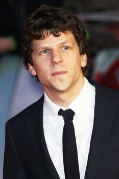 UK, London: Jesse Eisenberg poses on the red carpet for the Batman v Superman: Dawn of Justice European film premiere in Leicester Square, London on March 22, 2016.
