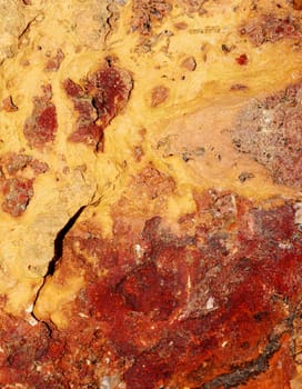 Abstract designs from geological and other natural materials.