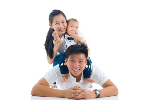 Portrait of asian family