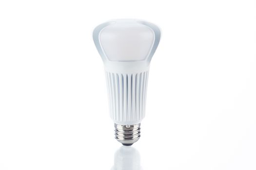 An energy efficial incandescent replacement LED light bulb.