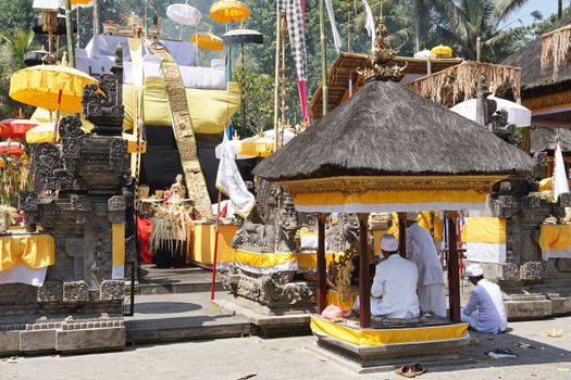 BALI, INDONESIA - DECEMBER 01, 2015: Pura Tirta Empul, one of the sights of Bali on December 01, 2015 in Bali, Indonesia