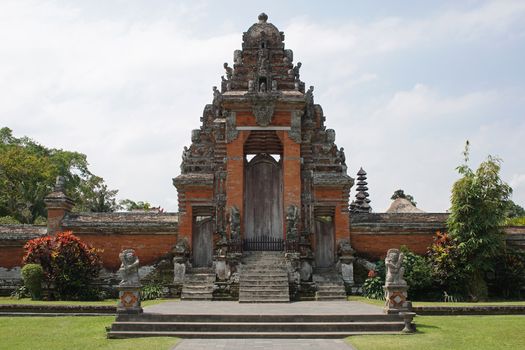 BALI, INDONESIA - SEPTEMBER 29, 2015: Pura Taman Ayun, one of the most important temples of Bali on September 29, 2015 in Mengwi, Indonesia