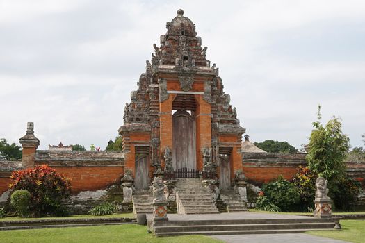 BALI, INDONESIA - SEPTEMBER 29, 2015: Pura Taman Ayun, one of the most important temples of Bali on September 29, 2015 in Mengwi, Indonesia