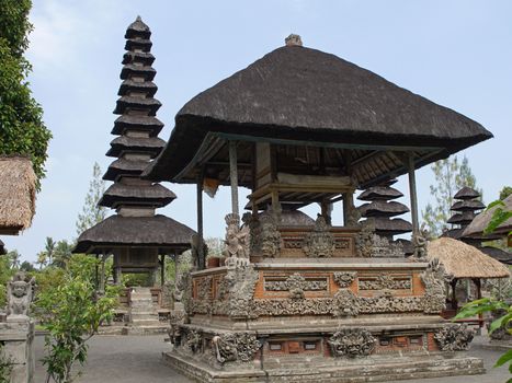 BALI, INDONESIA - SEPTEMBER 29, 2015: Pura Taman Ayun, one of the most important temples of Bali on September 29, 2015 in Mengwi, Indonesia