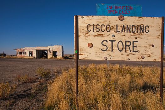 Cisco Landing, abandoned uranium mining town