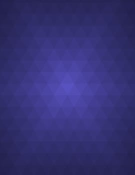 Blue abstract geometric background formed with triangles in rows