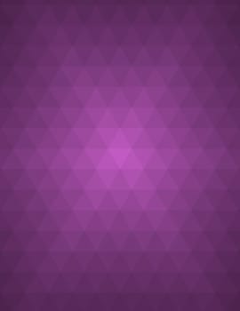 Violet abstract geometric background formed with triangles in rows