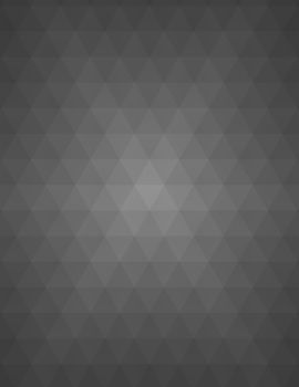 Grey abstract geometric background formed with triangles in rows