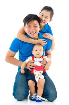 Portrait of asian family