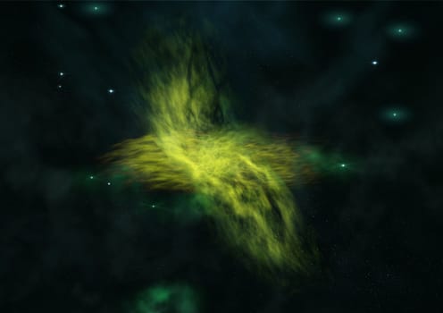 Small part of an infinite star field of space in the Universe. "Elements of this image furnished by NASA".