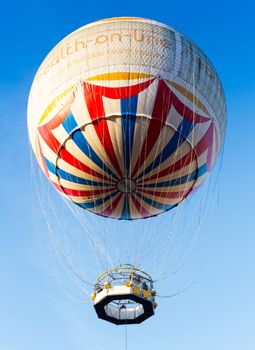 The balloon offers spectacular panoramic view of the English Channel and surrounding area for up to 20 miles.