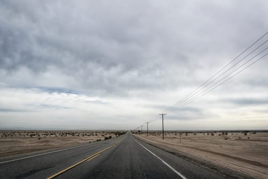 Desert Landscape in the Anza-Borrego Desert, California,  USA