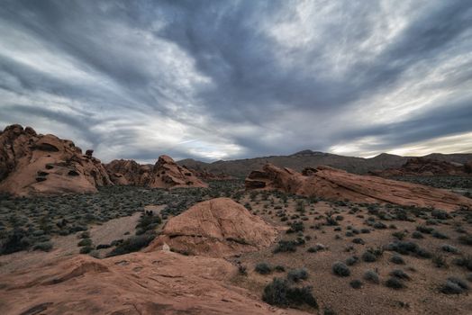 Landscape at Valley of the Fire State Park, California